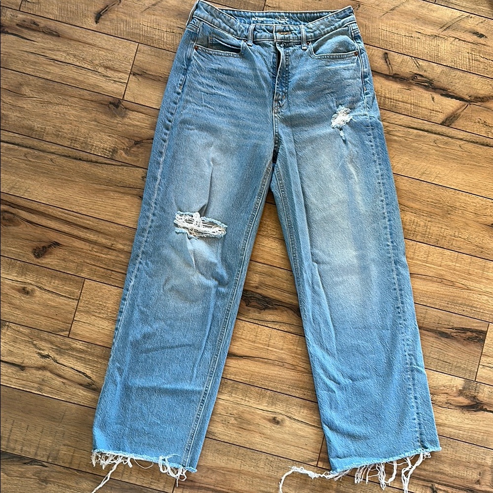 Distressed Blue Women's Jeans